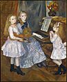 The Daughters of Catulle Mendès by Auguste Renoir