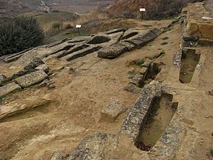 Archivo:Tumbas antropomórficas de Santa María de La Piscina