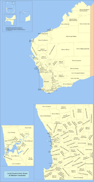 Archivo:Western Australia Local Government Areas