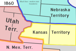 1860 Colorado Territory map.svg
