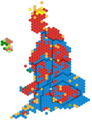 2010 UK general election constituency map