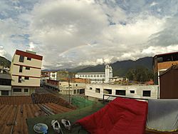 Arcoiris en Belén, Centro de Mérida.JPG