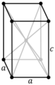Tetragonal, centrado en el cuerpo