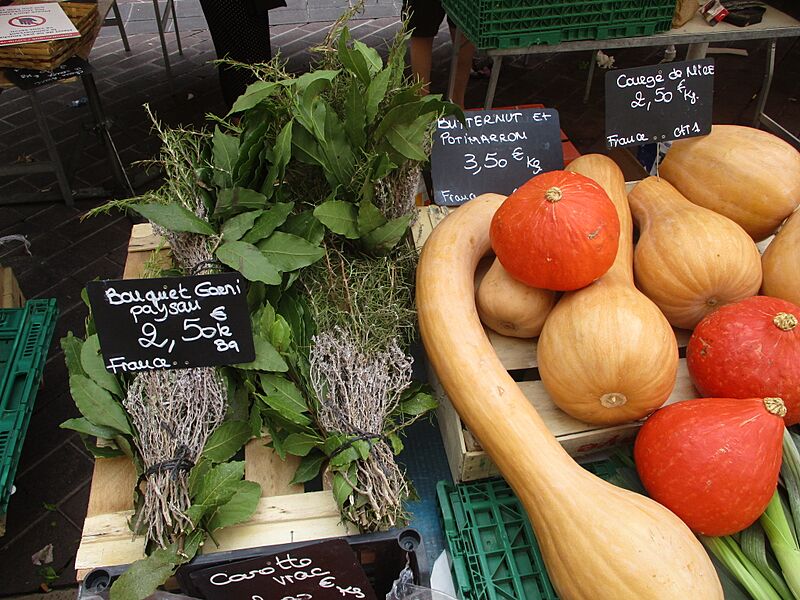 Bouquet garni - courges
