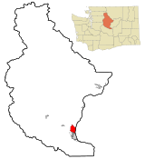 Chelan County Washington Incorporated and Unincorporated areas Sunnyslope Highlighted.svg