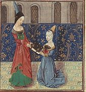 Archivo:Christine de Pizan presents her Book to Margaret of Burgundy