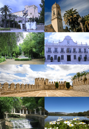El castillo de Cabra, la iglesia de la Asunción y Ángeles, el parque Alcántara Romero, el Ayuntamiento, las murallas, la Fuente del Río y el parque natural de las Sierras Subbéticas.