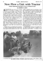 Farm Mechanics 1922 Ferguson mechanical hitch