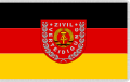 Flagge Zivilverteidigung DDR