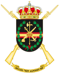 Former Coat of Arms of the 2nd Spanish Legion Brigade King Alfonso XIII.svg