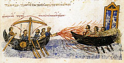 Archivo:Greekfire-madridskylitzes1