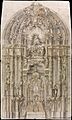 Irazusta-Proyecto para el retablo mayor de la Iglesia Parroquial de la Asunción de Segura Guipúzcoa