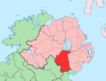 Island of Ireland location map Armagh