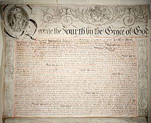 Archivo:King's College royal charter 1827 leaf1