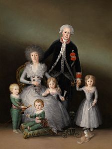 Archivo:Los duques de Osuna y sus hijos