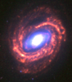 M58 3.6 5.8 8.0 microns spitzer