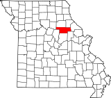 Map of Missouri highlighting Audrain County.svg