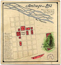 Archivo:Mapa Santiago en 1552