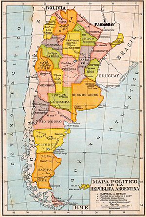 Archivo:Mapa de Argentina - Aprox. 1940