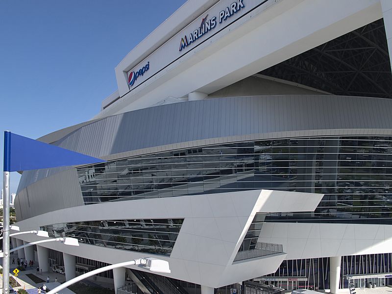 Marlins Park north side