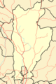 Merindad Rio Ubierna mapa