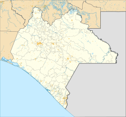 Tuxtla Gutiérrez ubicada en Chiapas