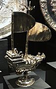 Naveta d'argent, ca. 1600, museu Diocesà d'Osca