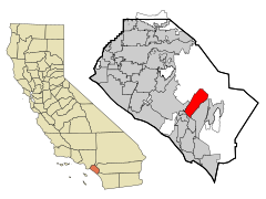 Orange County California Incorporated and Unincorporated areas Lake Forest Highlighted.svg