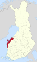 Pohjanmaa sijainti Suomi.svg