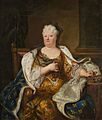Portrait of Elisabeth Charlotte of the Palatinate, Duchess of Orléans (Rigaud, 1713)
