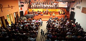 Archivo:Primera Iglesia Evangélica Bautista de Madrid, culto