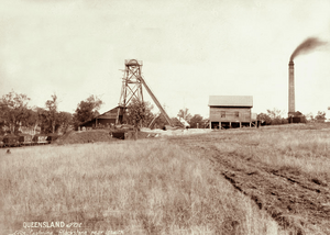 Archivo:Queensland State Archives 2253 Coal mine at Blackstone near Ipswich 1898