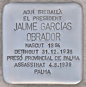 Archivo:Remembrance Stone für Jaume Garcias Obrador (Palma)
