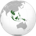 Southeast Asia (orthographic projection)
