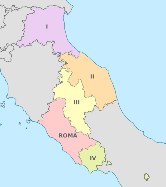 Stato Pontificio legazioni 1850