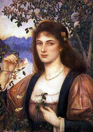 Archivo:The Rose from Armida's Garden by Marie Spartali Stillman (1894)