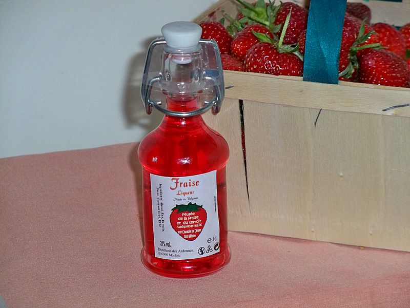 Wépion - liqueur de fraise