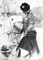 Archivo:1902-01-01, La Ilustración Artística, Los primeros claveles, Huertas (cropped)