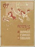 Almanaque La Ilustración Española y Americana 1907, cover by Mariano Pedrero