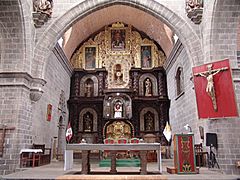 Altar of the curch of St,Peter in Juli
