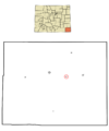 Baca County Colorado Incorporated and Unincorporated areas Vilas Highlighted