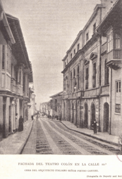 Archivo:Bogotá - Calle del Coliseo 1899