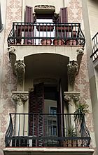 Balcón de la casa Queraltó