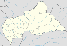 Bangui ubicada en República Centroafricana