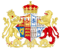 Coat of Arms of Elizabeth Bowes-Lyon as Duchess of York