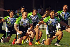Archivo:Cook Islands RL 2015 Haka (1)