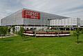 ESPRIT arena in Duesseldorf-Stockum, von Sueden