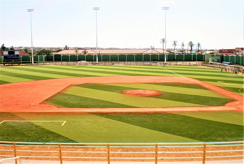 Estadio de béisbol Joe Laveist, en San Nicolaas (este de Aruba)