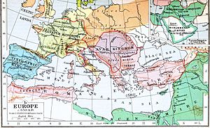 Archivo:Europe around 650