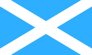 Archivo:Flag of Scotland (1542–2003, sky blue)